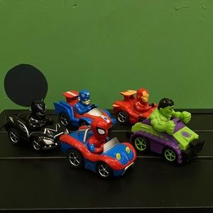 Marvel zip cars